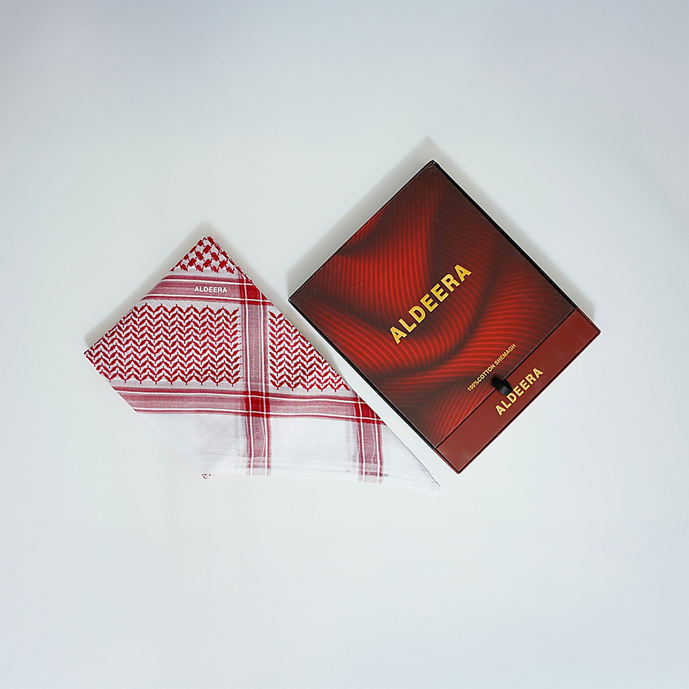 Al-Deerah Red Shemagh (R-02).
