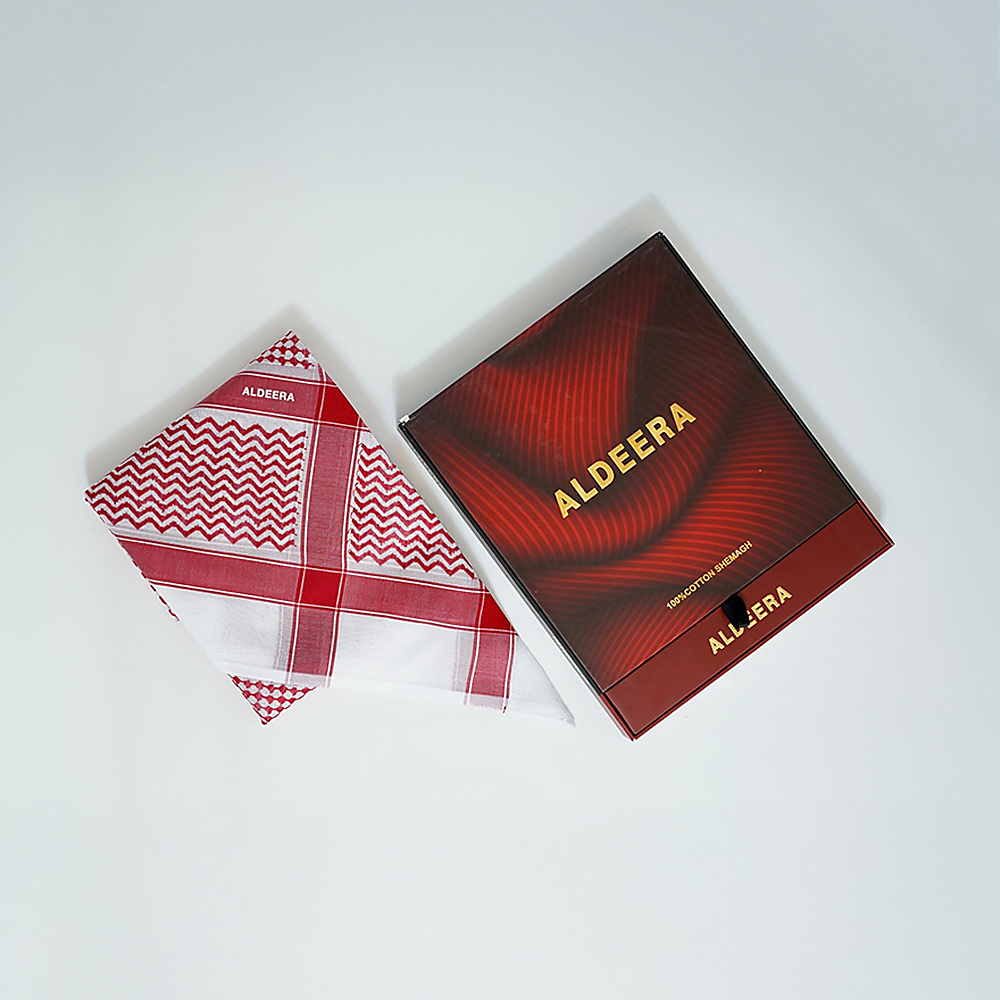 Al-Deerah Red Shemagh (R-09).