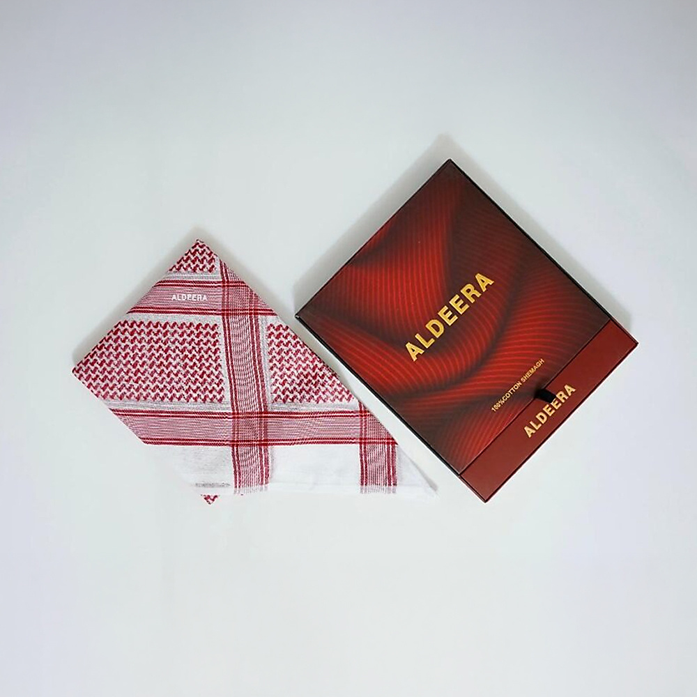 Al-Deerah Red Shemagh (R-08).