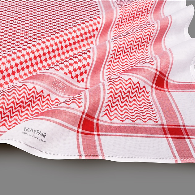 Shemagh Albassam Mayfair classic fashion red