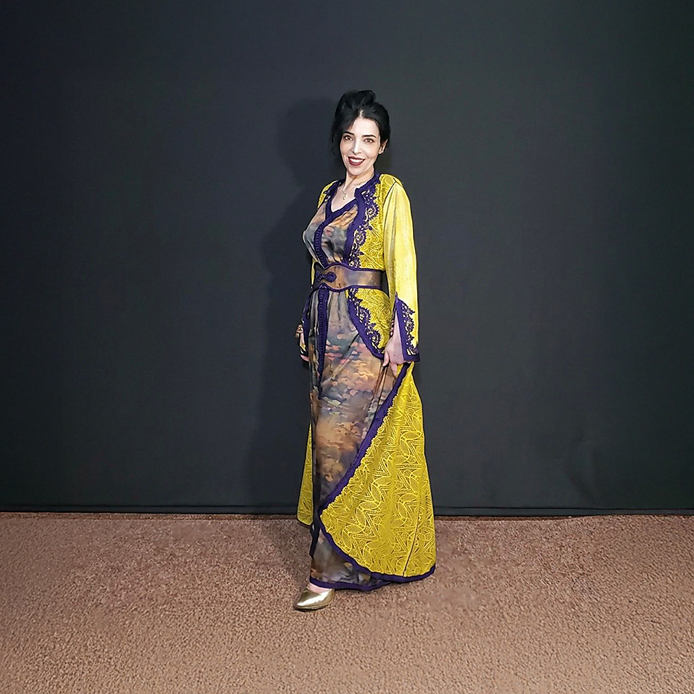 Two-Piece Moroccan Takchita with Handmade Details