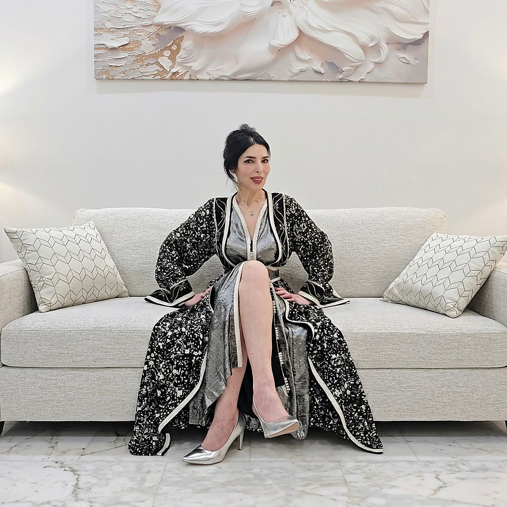 Two-Piece Moroccan Takchita With Handmade Details