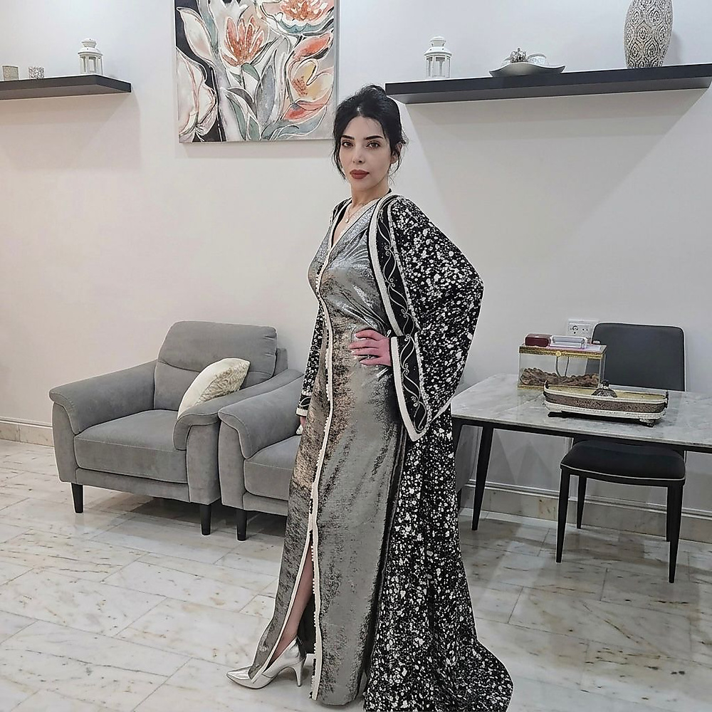 Two-Piece Moroccan Takchita With Handmade Details