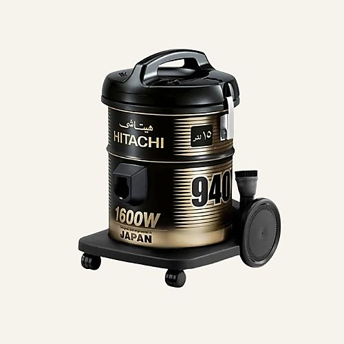Hitachi vacuum cleaner, power 1600, capacity 15 liters