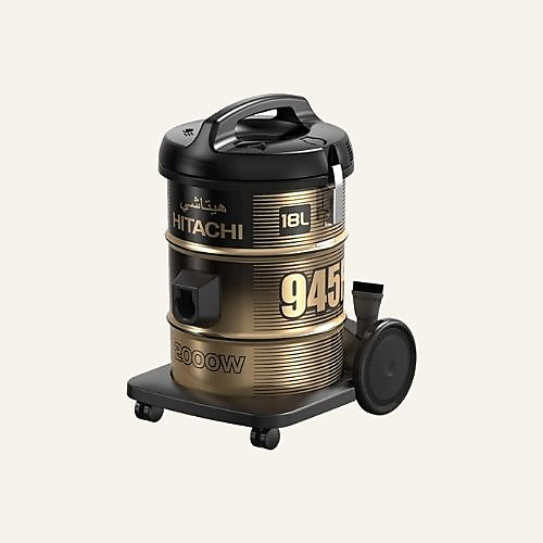 Hitachi vacuum cleaner power 2000 capacity 18 liters
