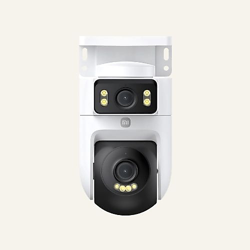 Dual 4MP fixed + panoramic (PTZ) cameras