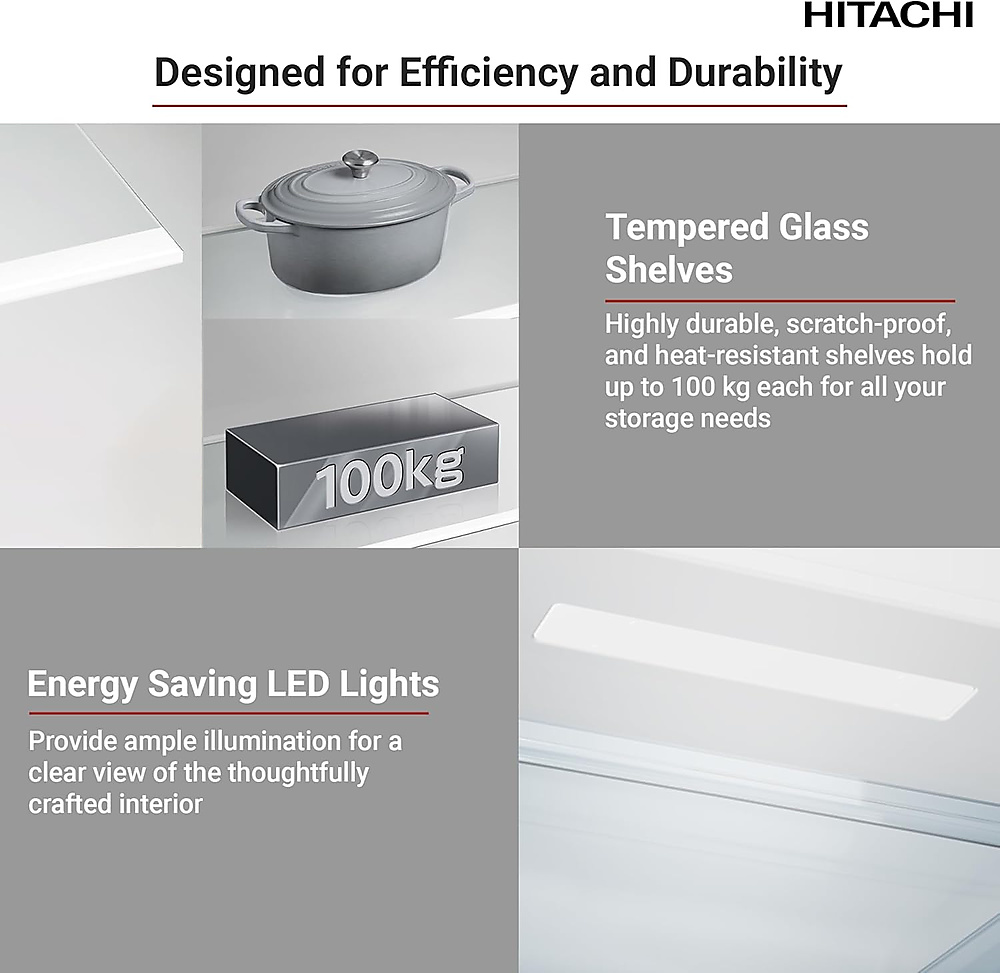 Hitachi 12 cu ft (330L) Refrigerator