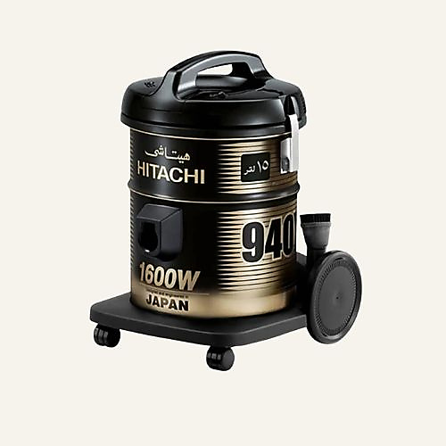 Hitachi vacuum cleaner, power 1600, capacity 15 liters