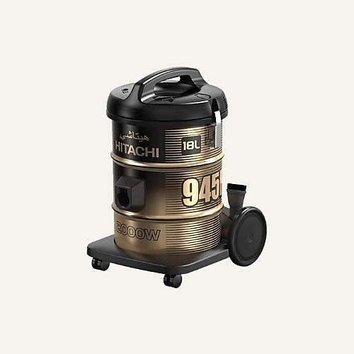Hitachi vacuum cleaner power 2000 capacity 18 liters