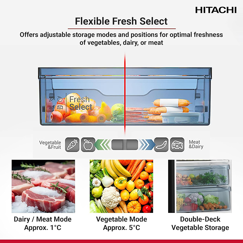 Hitachi 12 cu ft (330L) Refrigerator