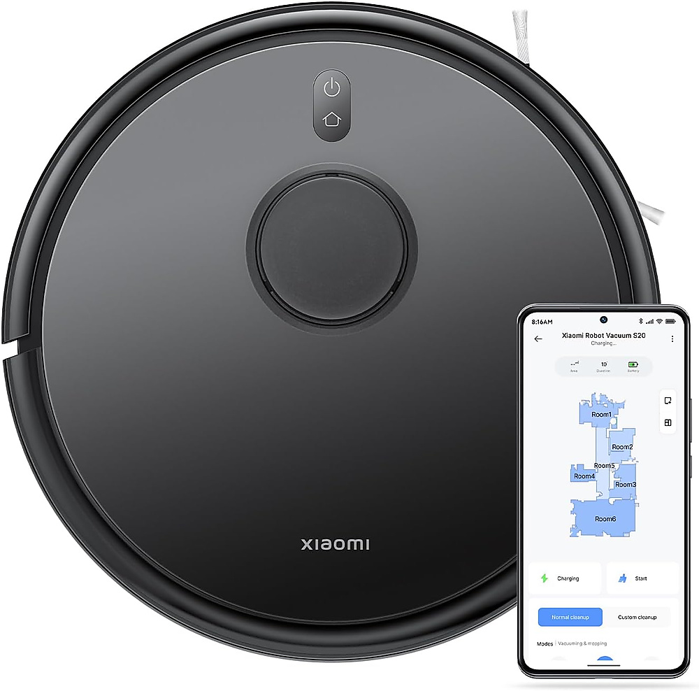 Xiaomi S20 Robot Vacuum Cleaner, Black