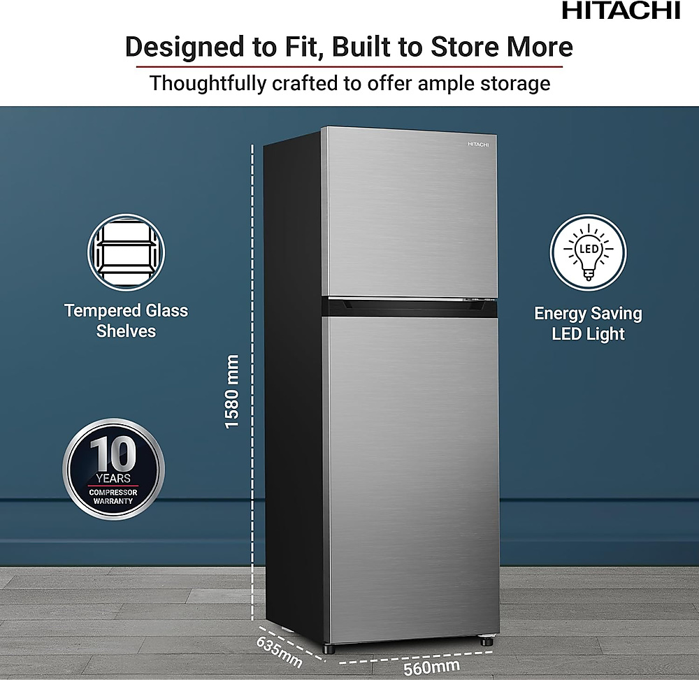 Hitachi 12 cu ft (330L) Refrigerator