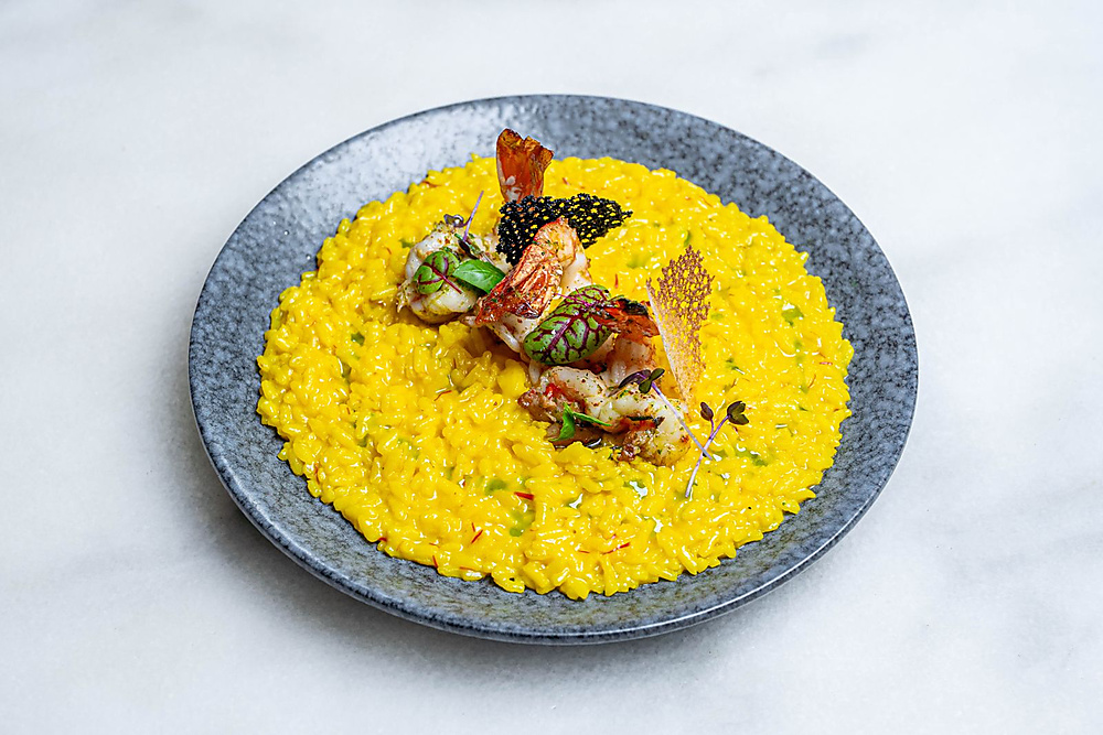 Risotto Zaffran with Shrimp
