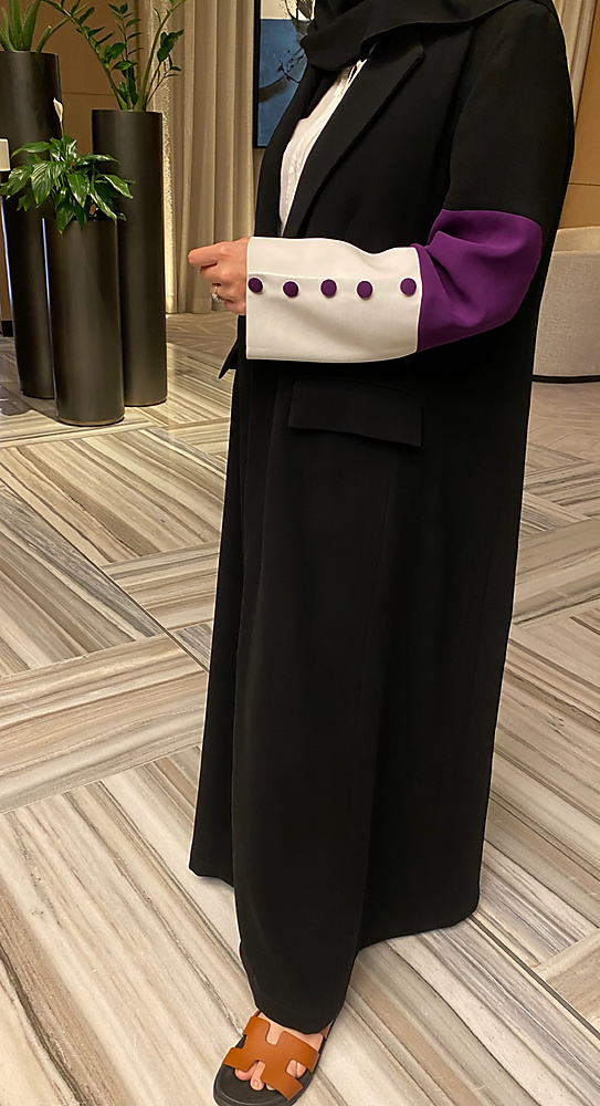 Purple buttons