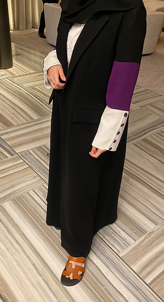 Purple buttons
