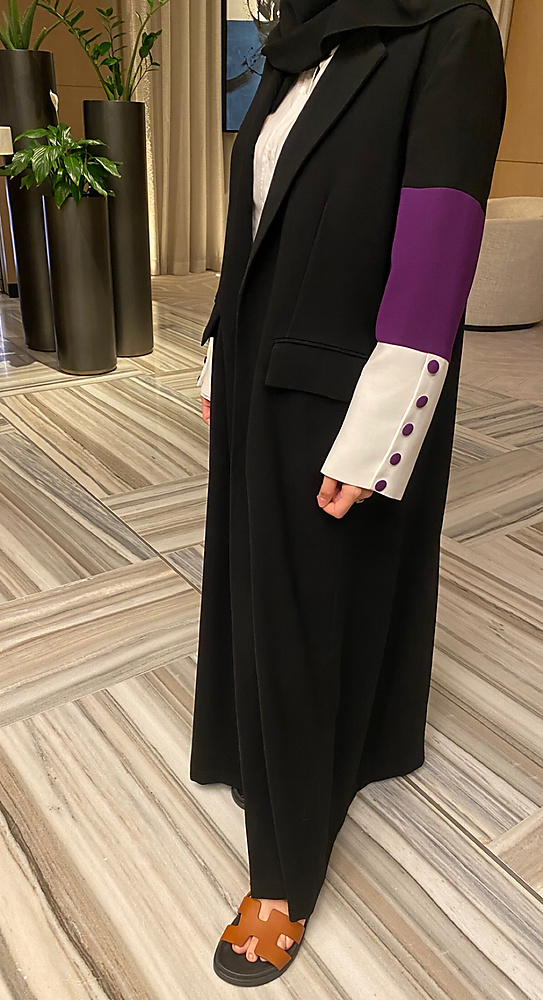 Purple buttons