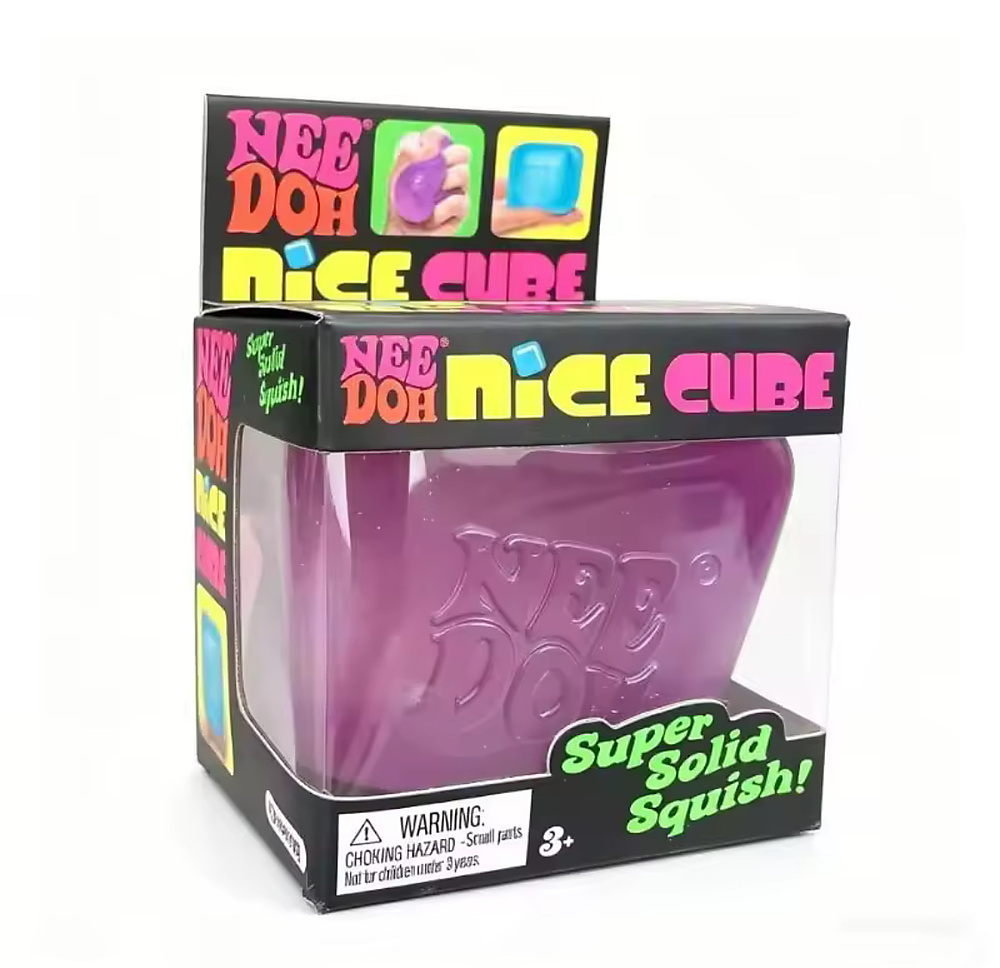 Needoh Squishy Cube  || نيدو سكيوشي مكعب بنفسجي