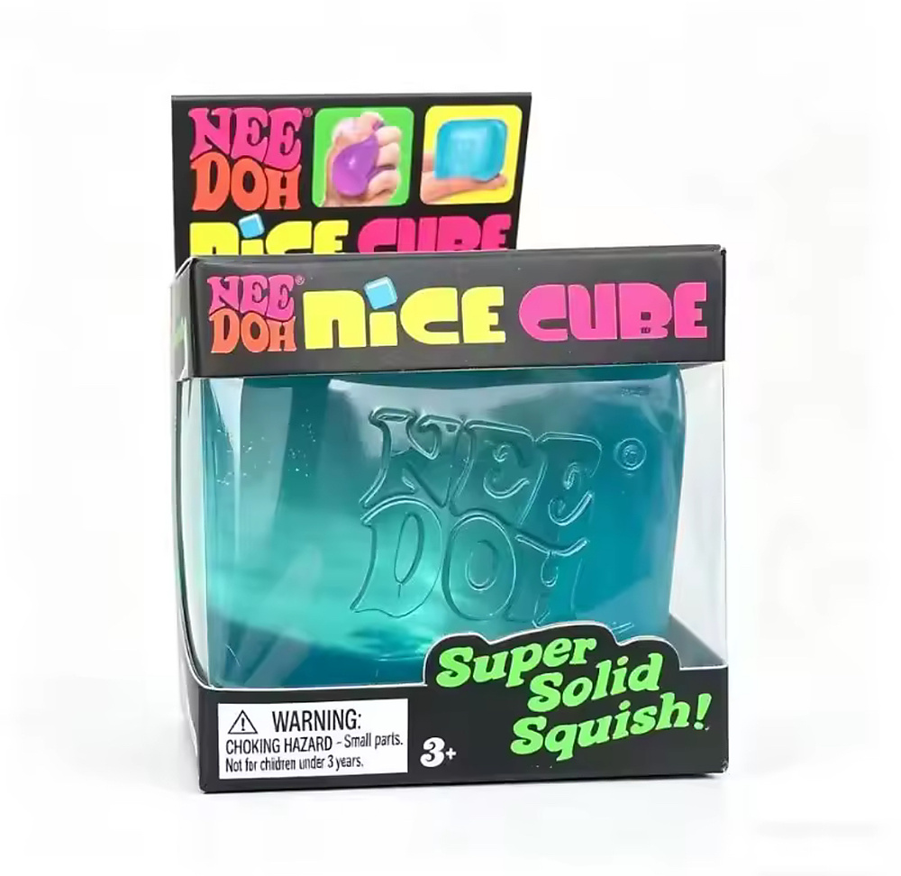 Blue Needoh Squishy Cube  || نيدو سكيوشي مكعب ازرق
