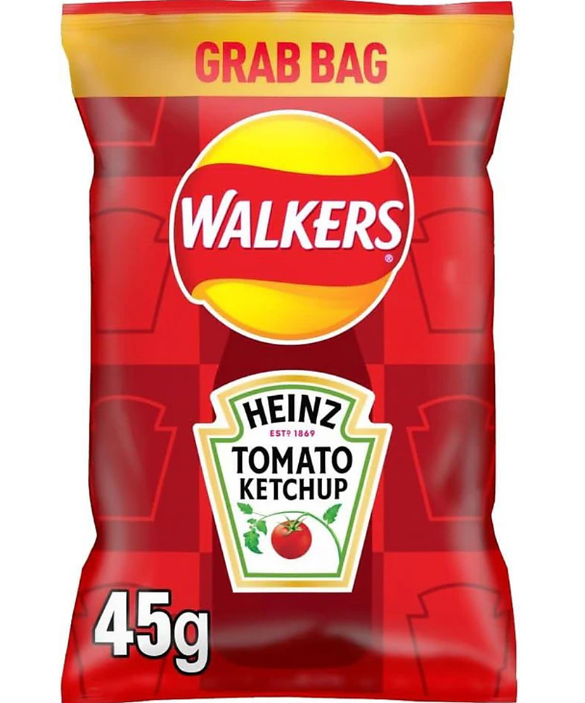 Walkers Heinz Tomato Ketchup  1 x45g