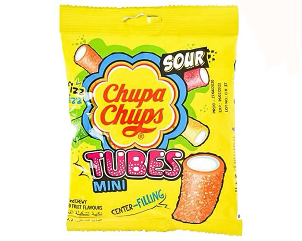 Chupa Chups Sour Bites Mini Tubes 24 g