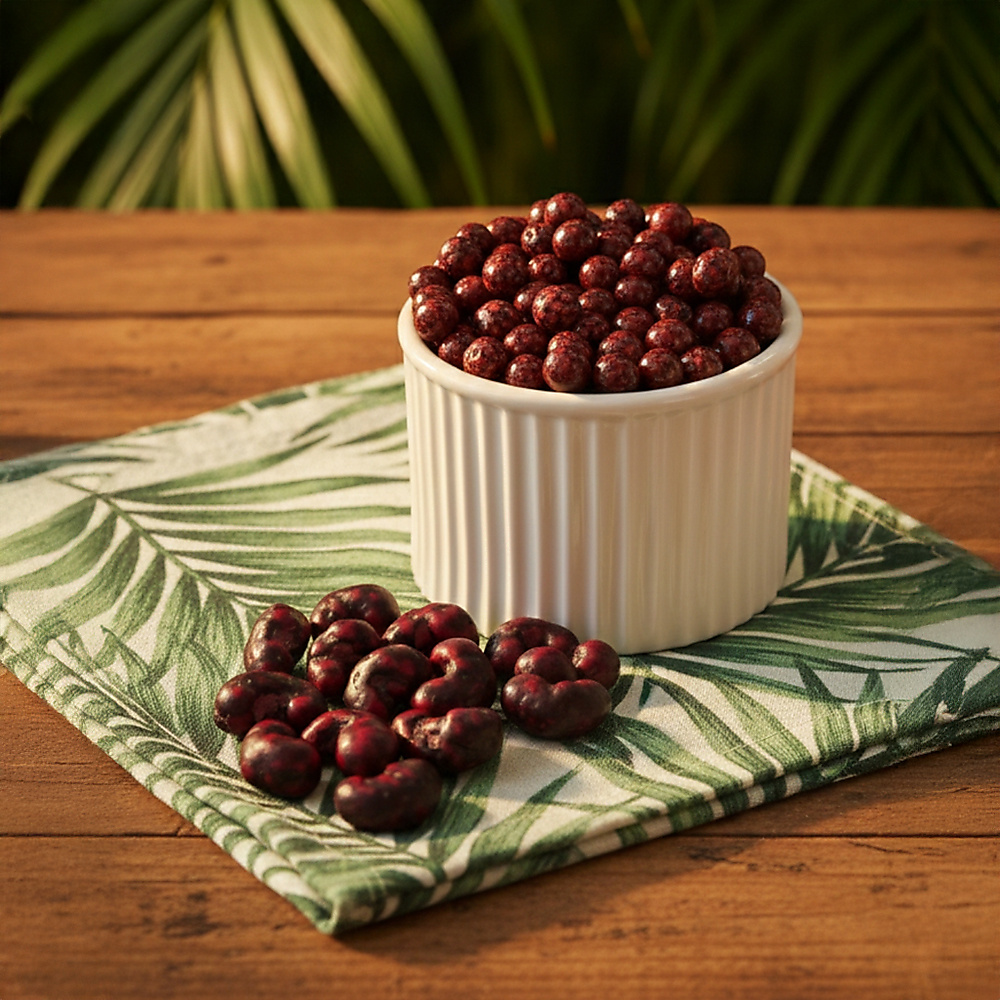 Pomegranate hazelnut dragee