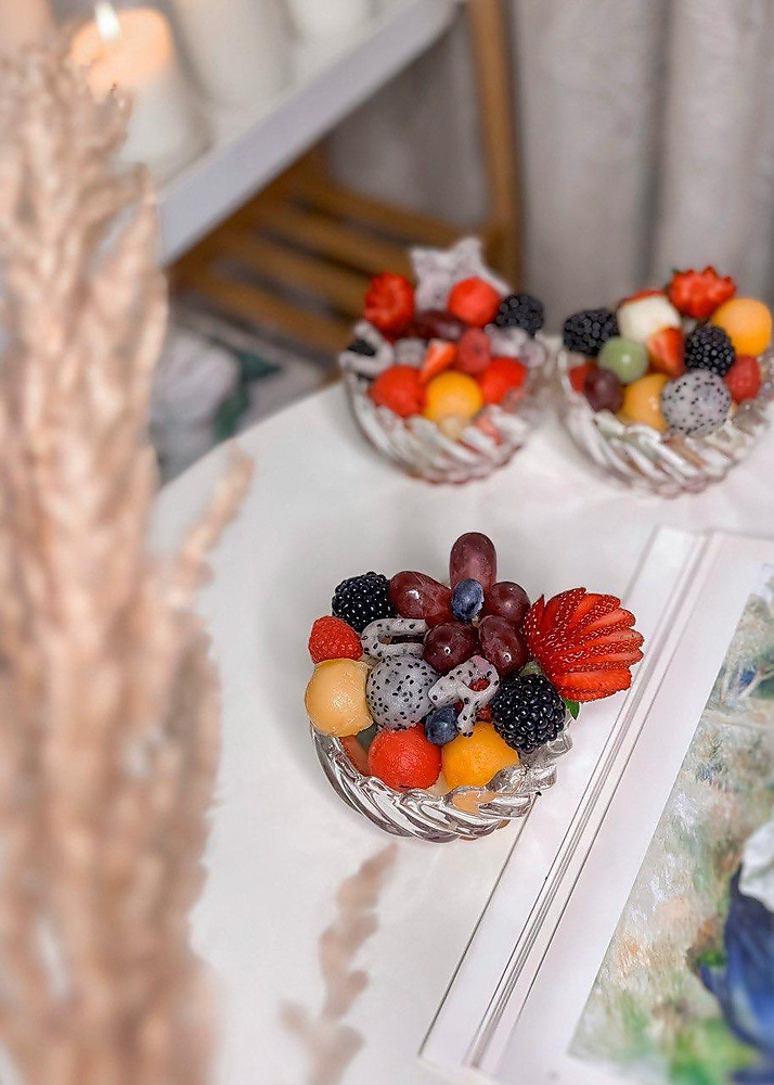 Fruit Salad Crystal Cup