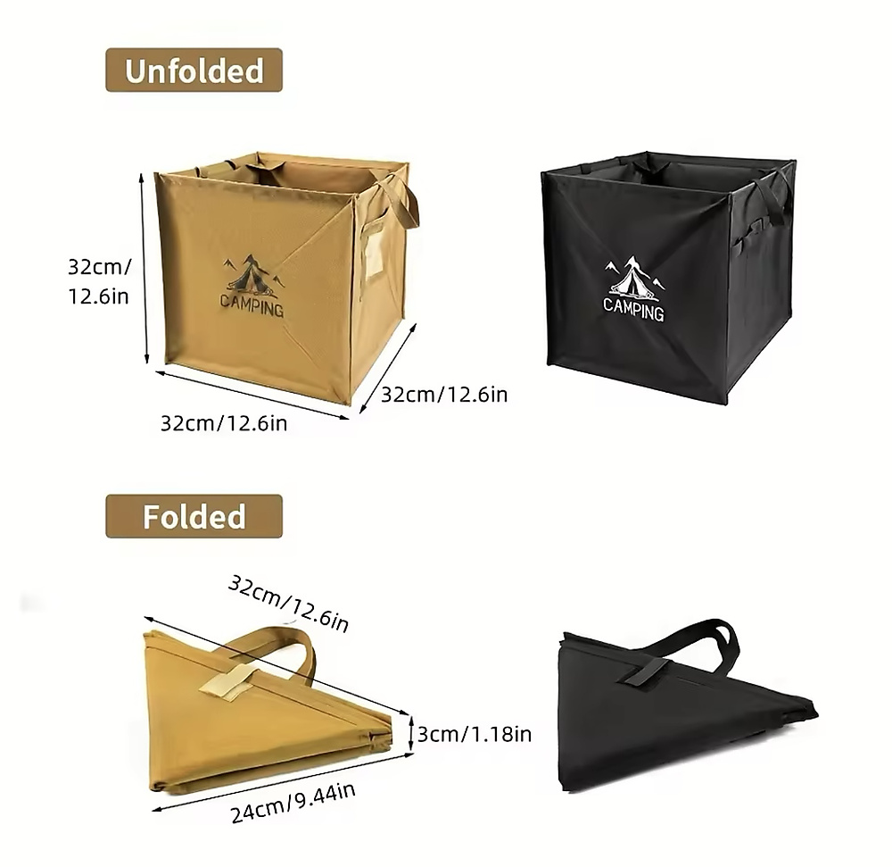 Foldable triangular wastebasket