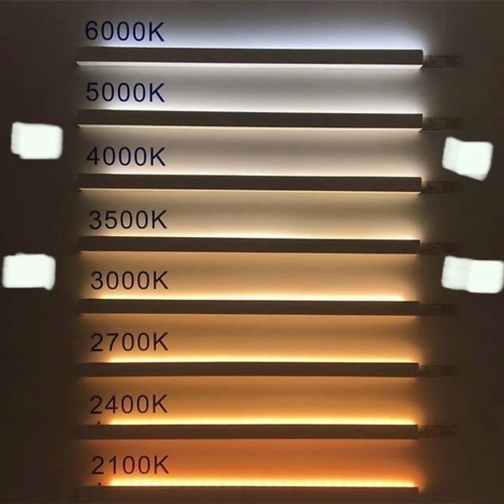 Black hidden strip light 60cm