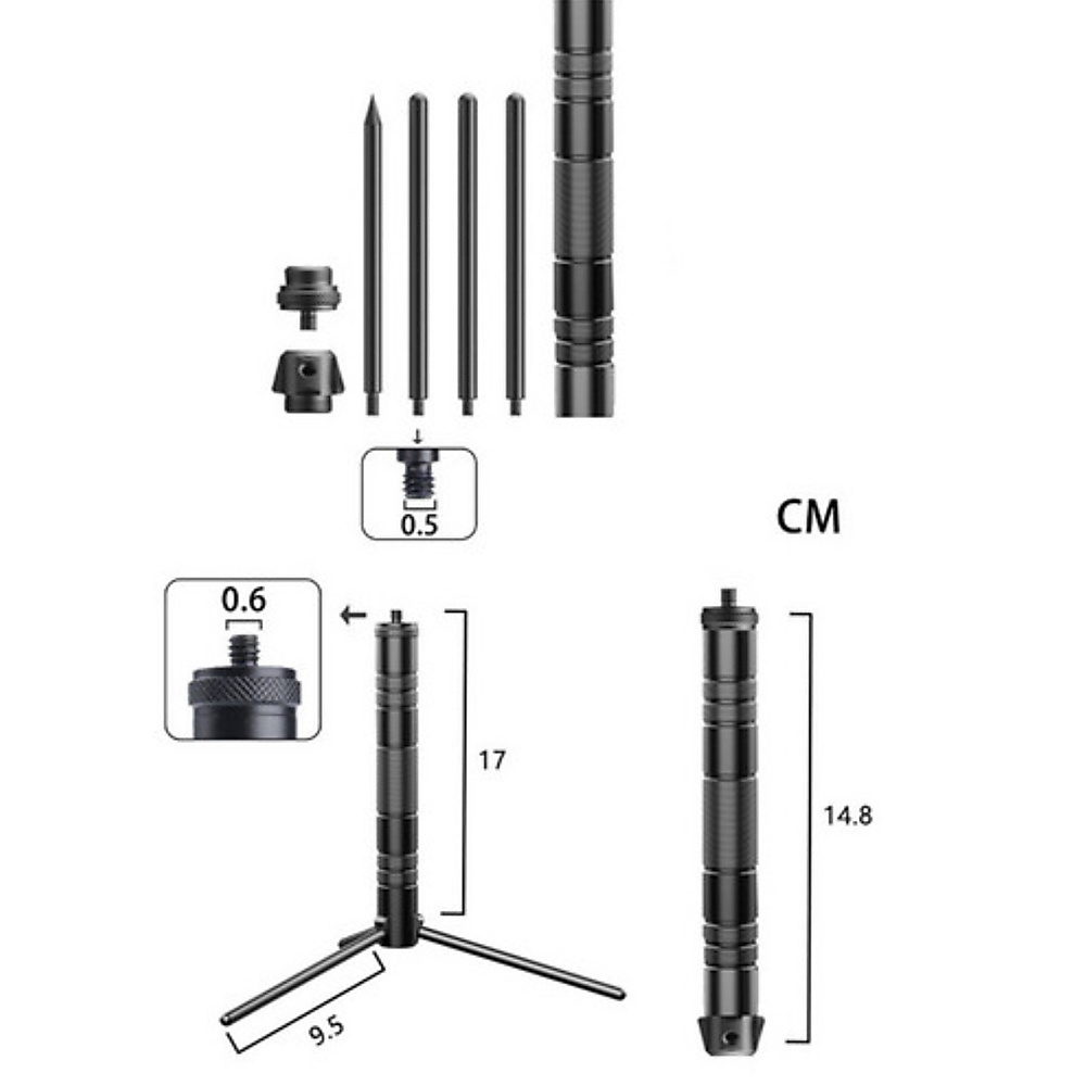 Aluminium lantern tripod