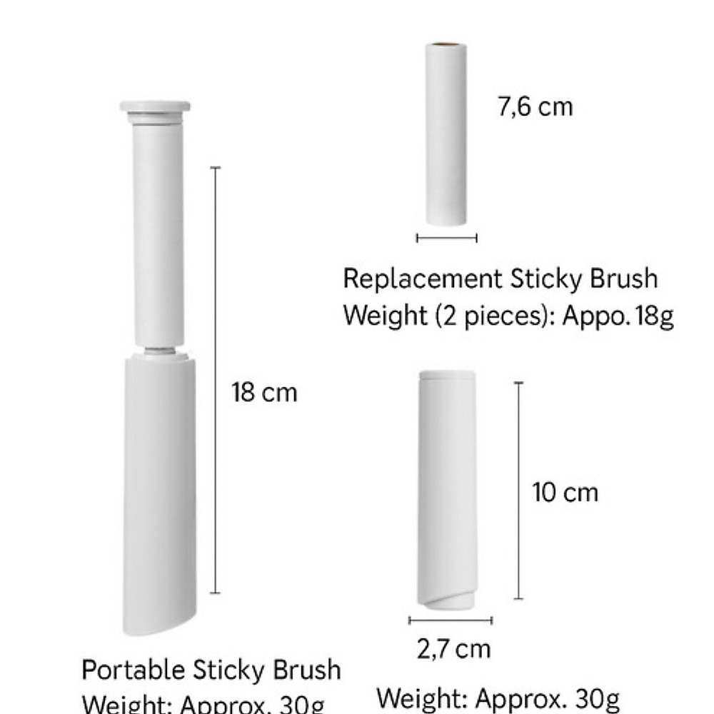 Portable lint roller