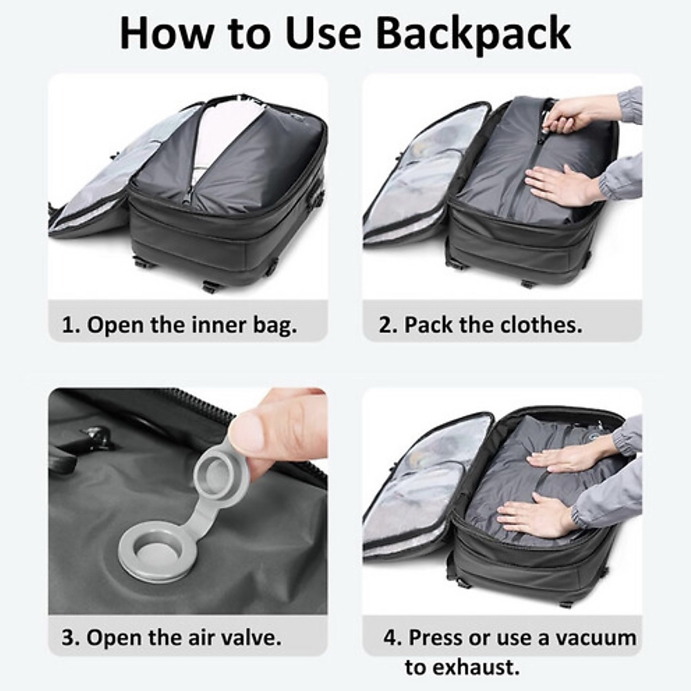 Airbag backpack