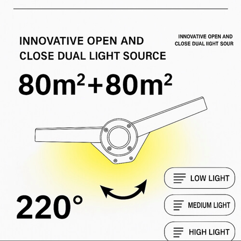 Foldable light 2400