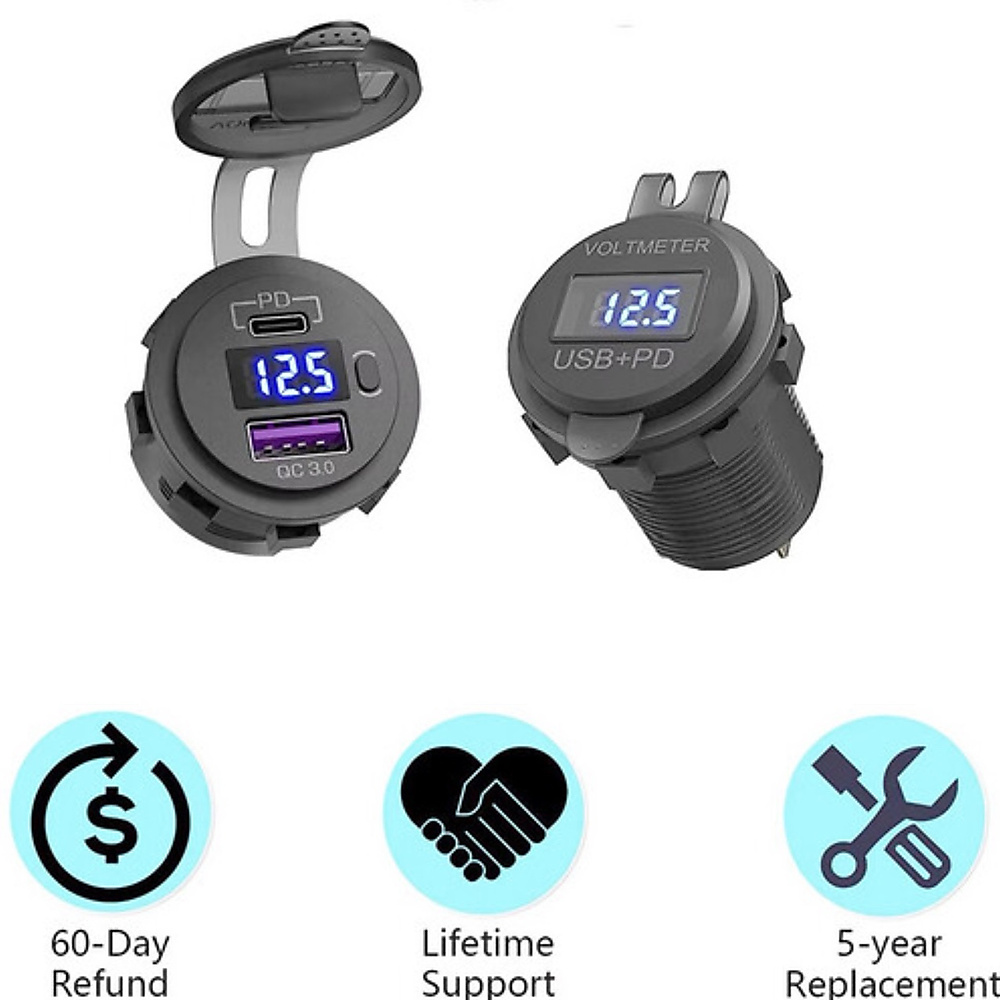 12V/24V USB Car Charger