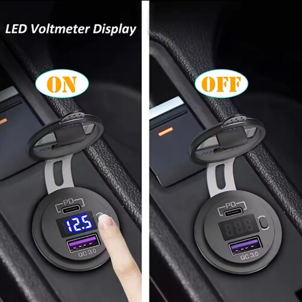 12V/24V USB Car Charger