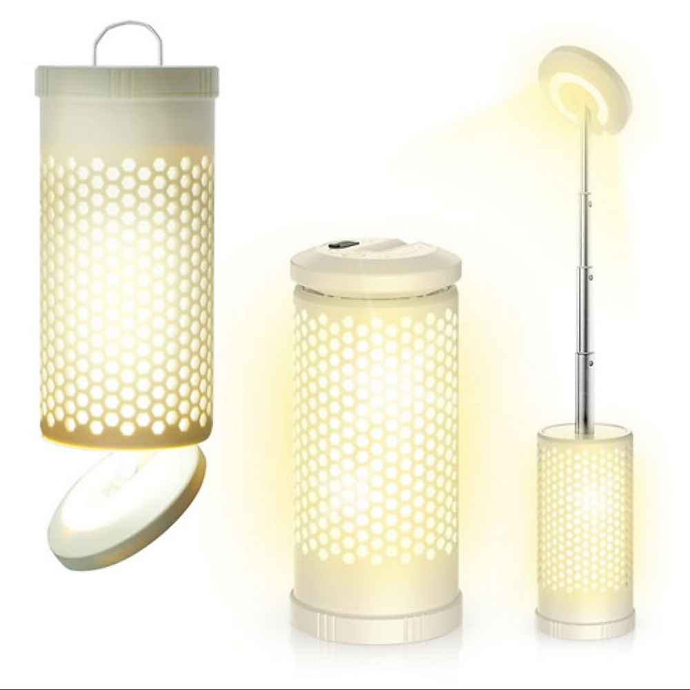 Camping telescopic flashlight