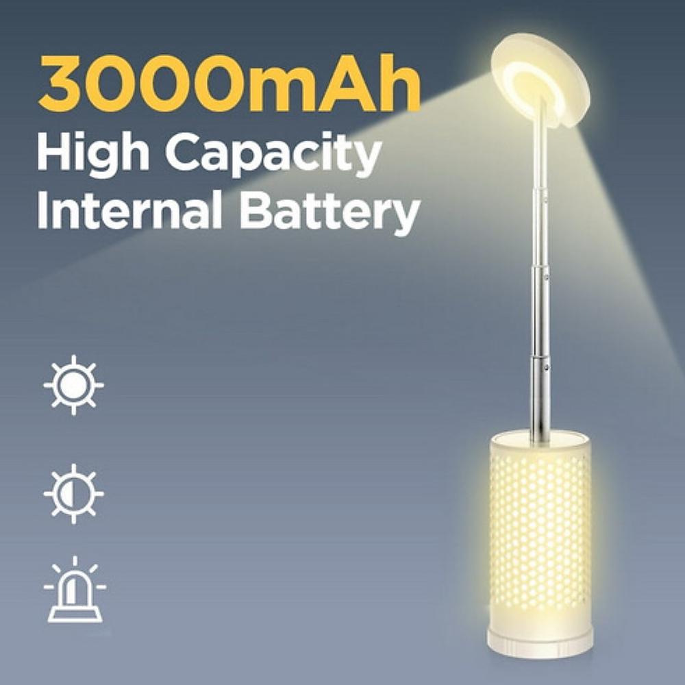 Camping telescopic flashlight