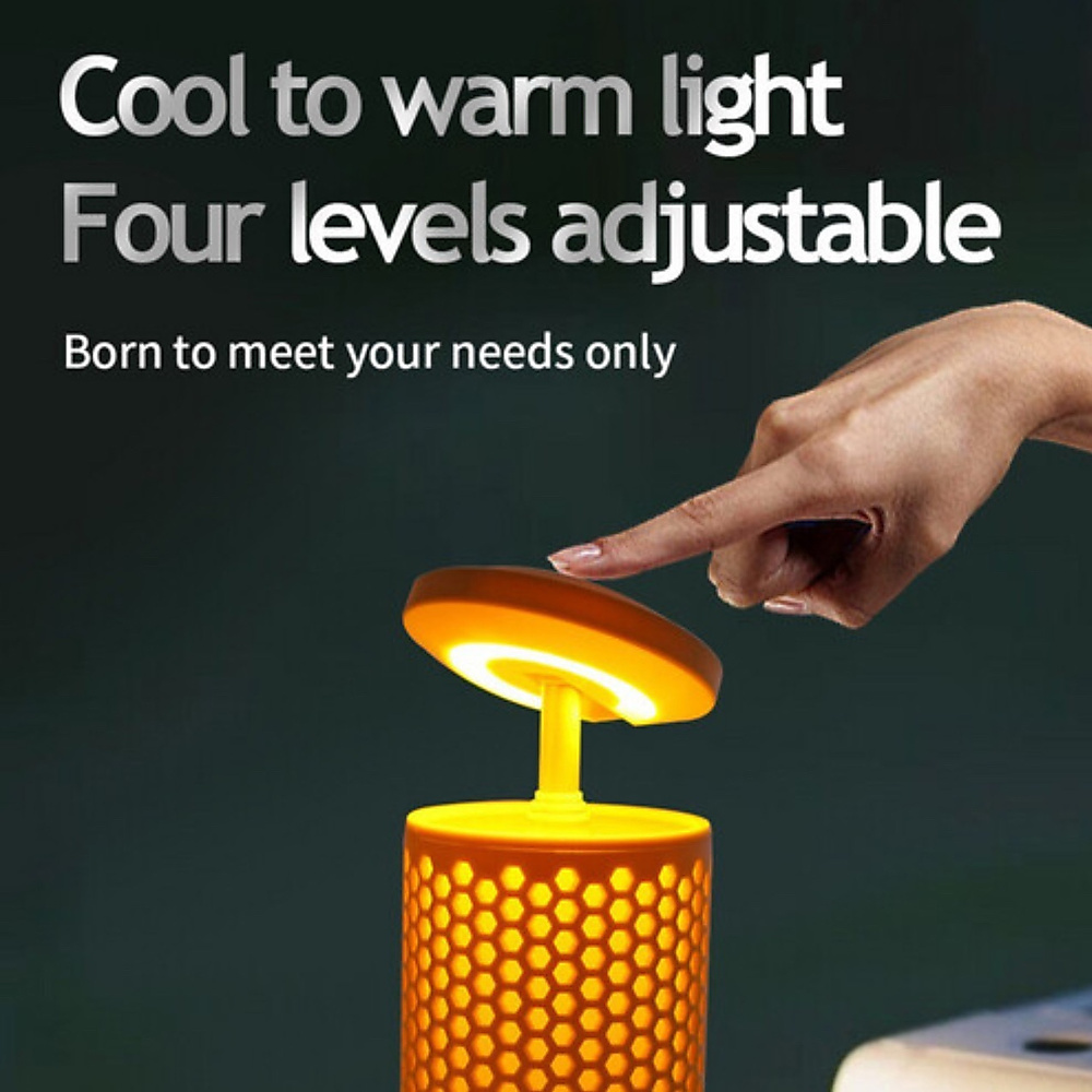 Camping telescopic flashlight