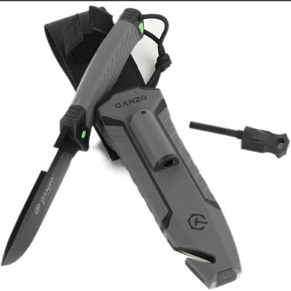 KNIFE GANZO G8012V2- GY GRAY