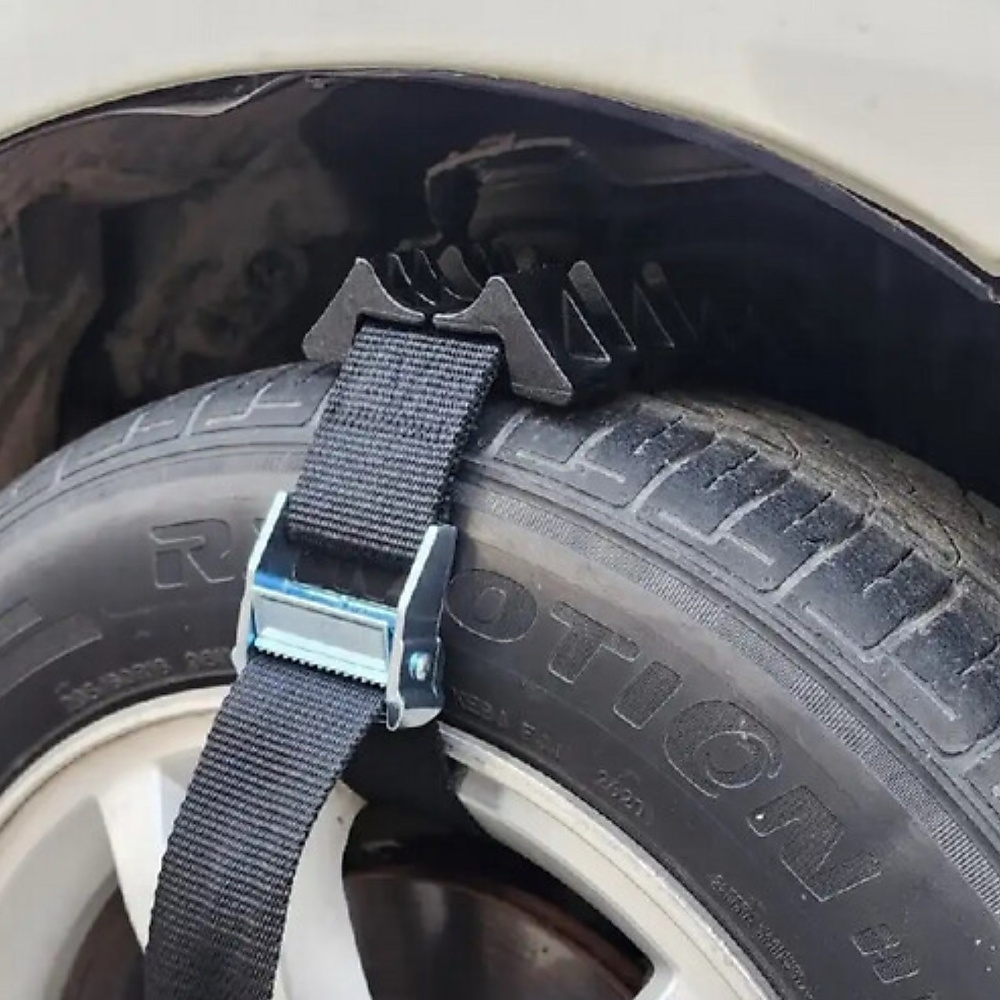 Anti skid tire block