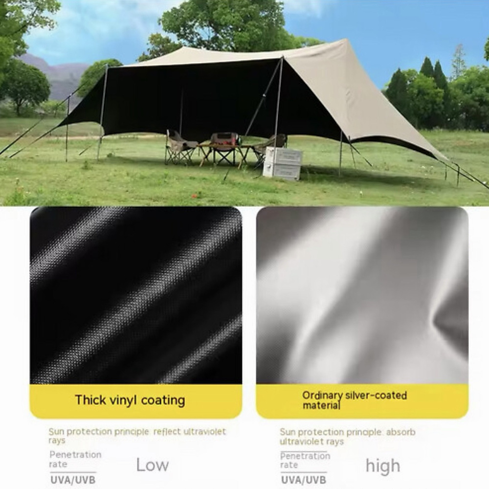 Outdoor camping awning