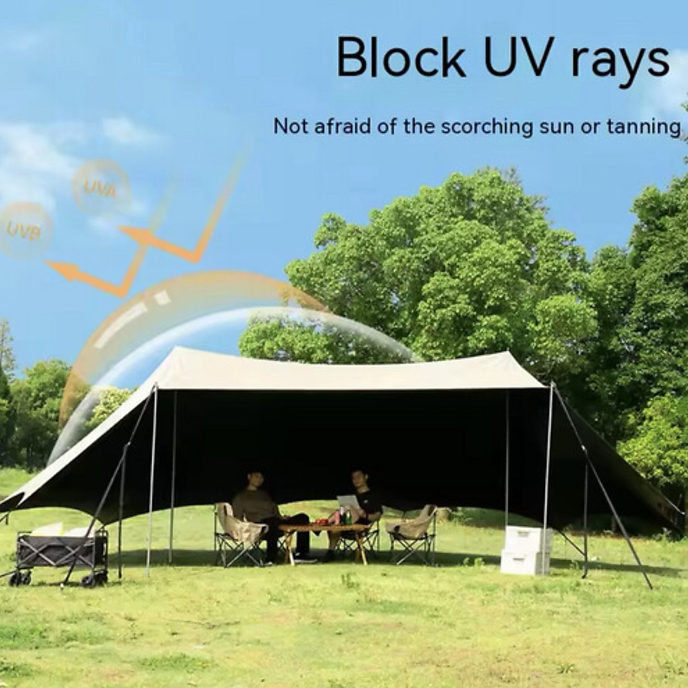 Outdoor camping awning