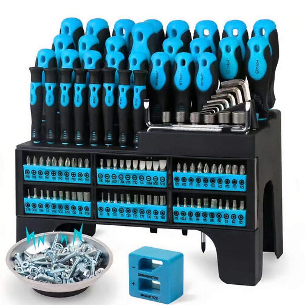 Screwdriver and Bits Set - 118 pcs