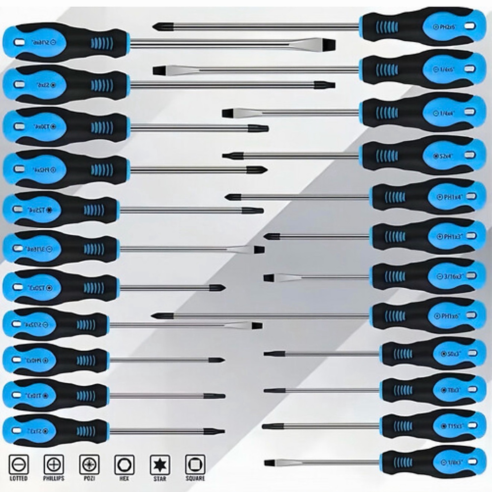 Screwdriver and Bits Set - 118 pcs