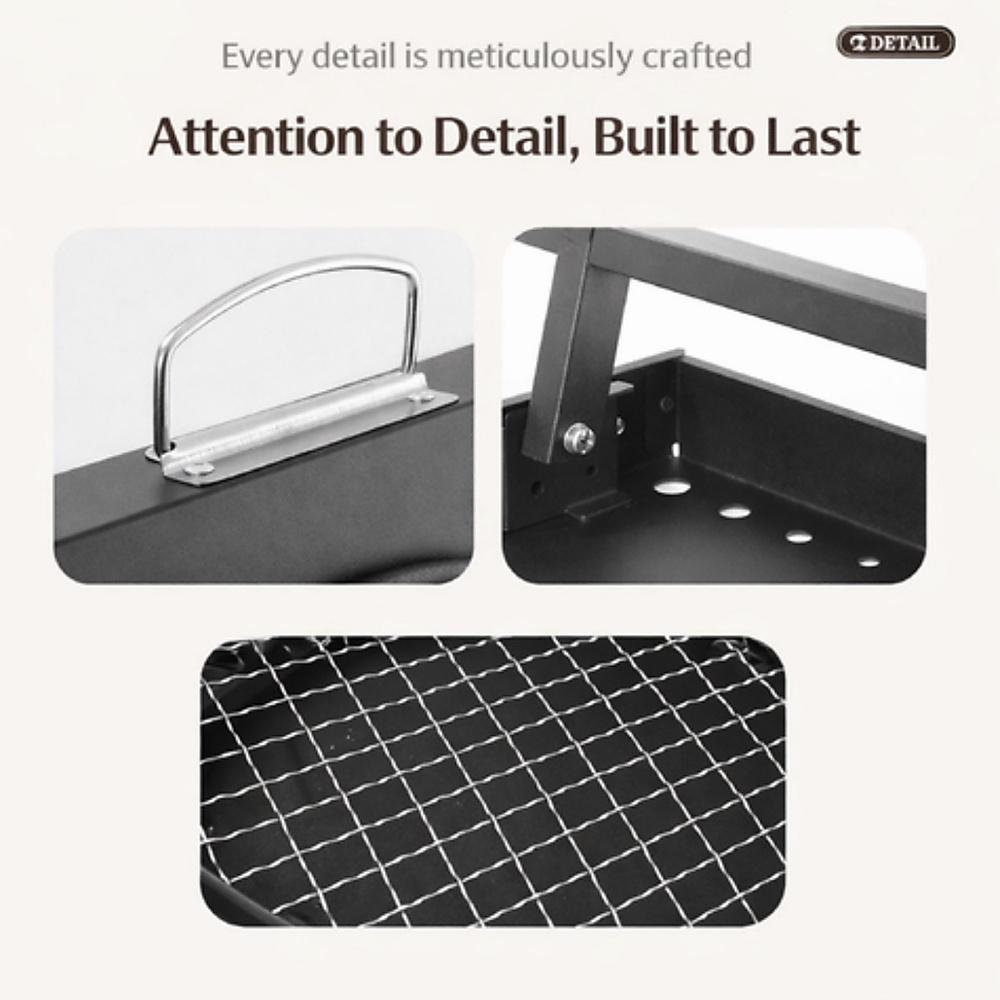 Charcoal Grill Table