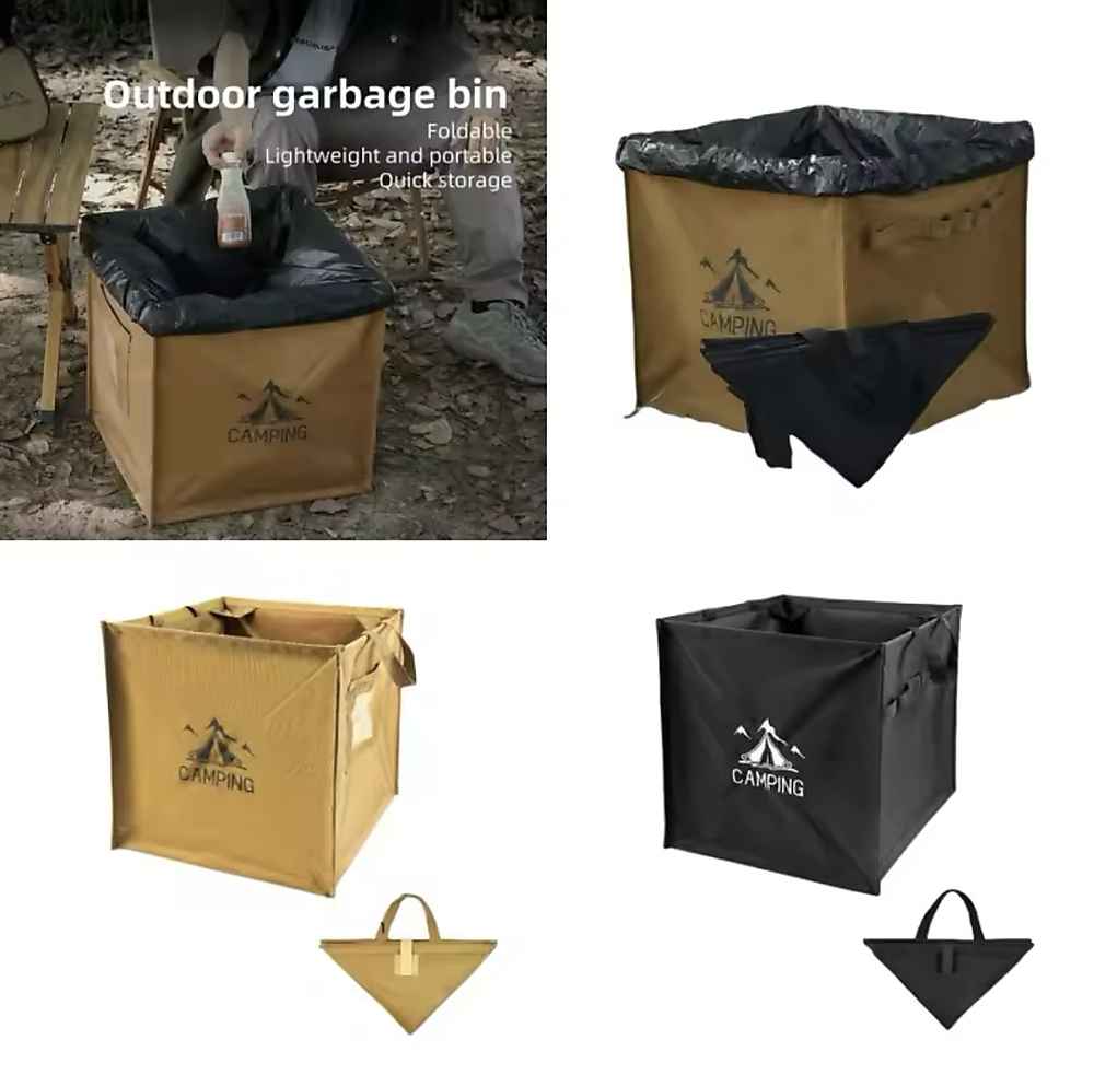 Foldable triangular wastebasket