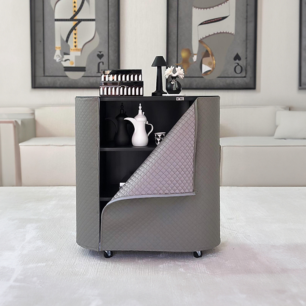 Leather trolley