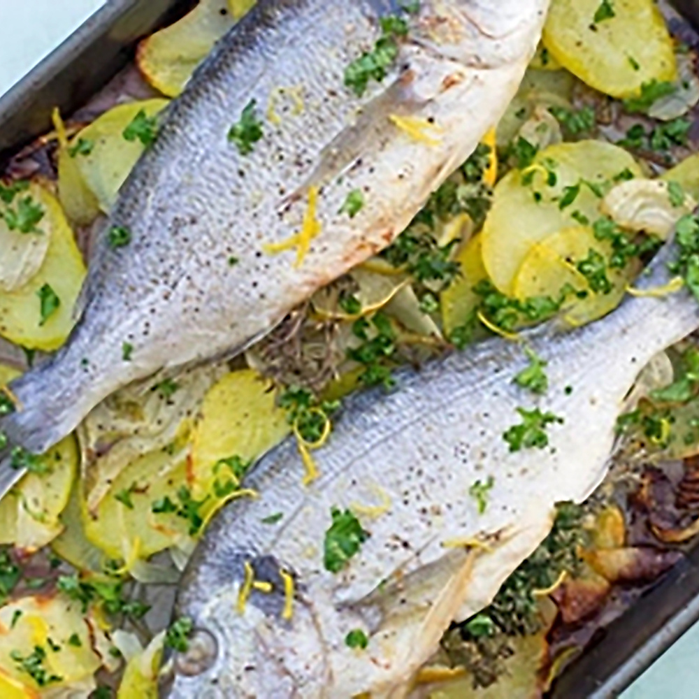 Seabream Potatoes