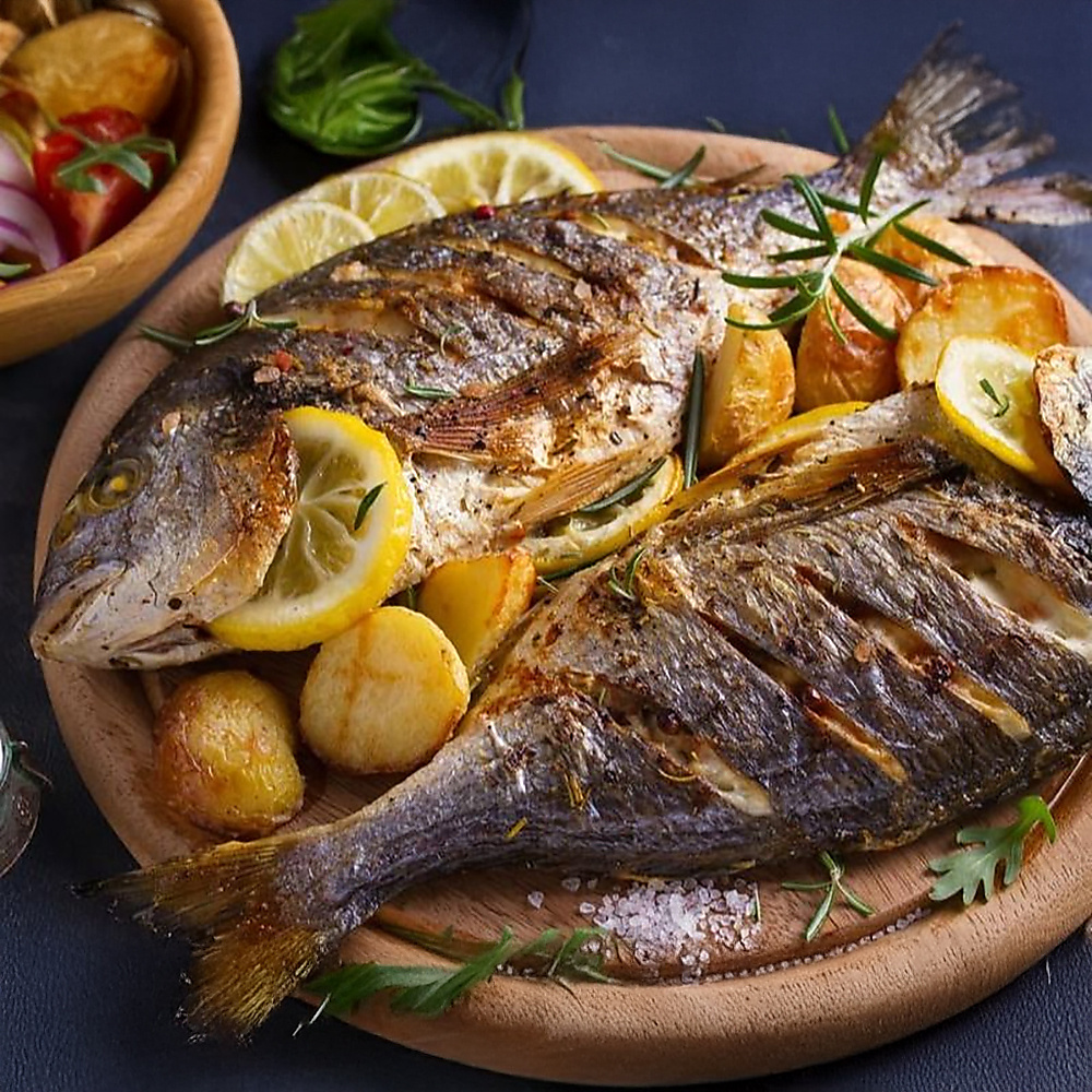 Tilapia Fish With Oil & Lemon