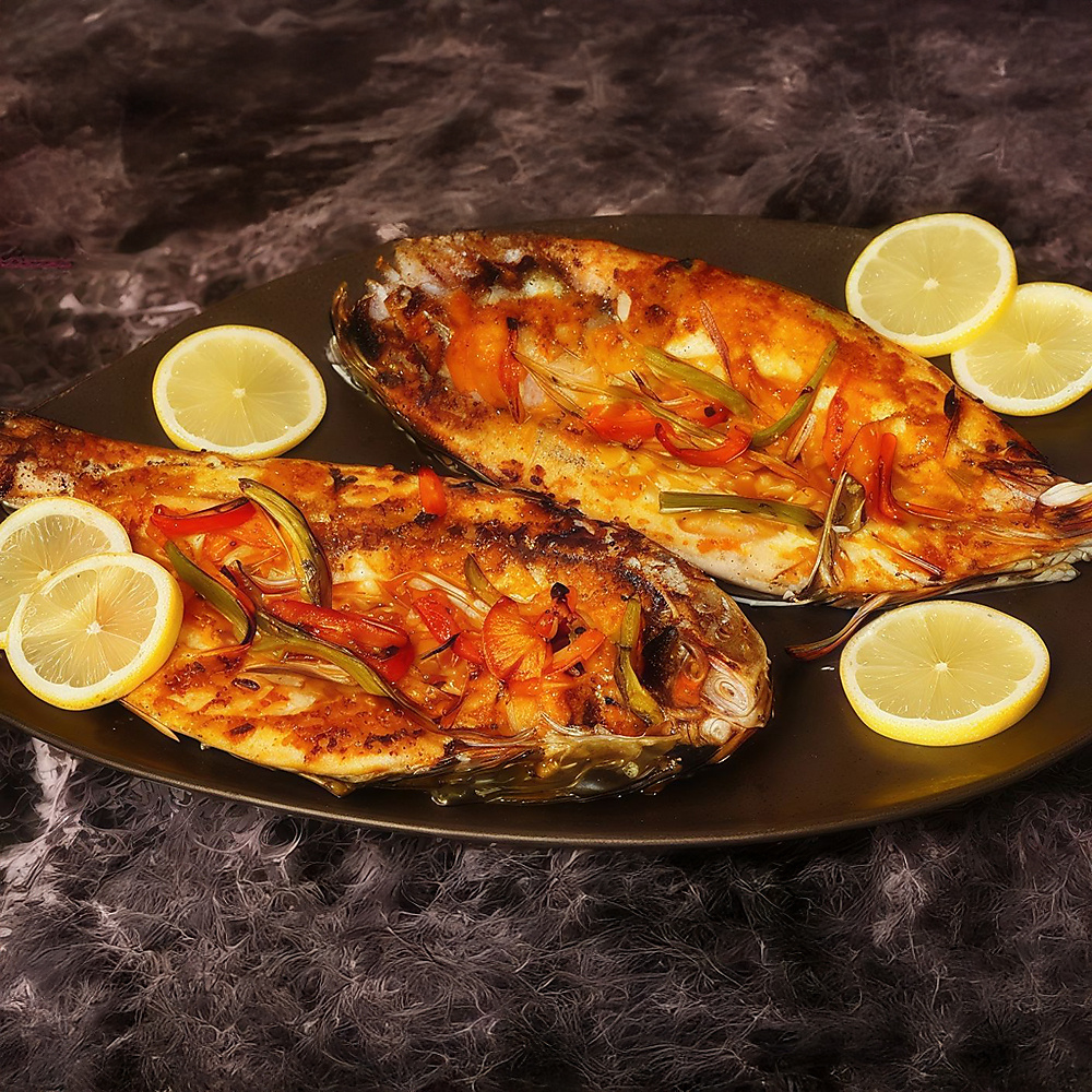 Grilled Singary Tilapia Fish