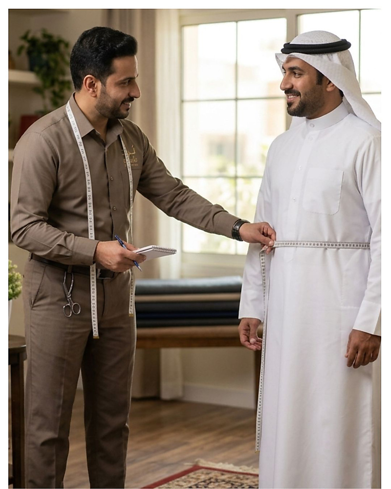 خدمة أخذ القياسات في البيت